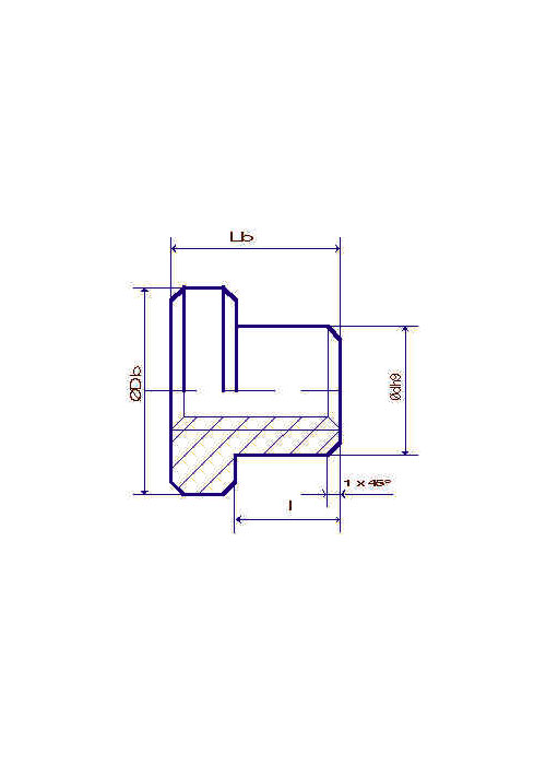 TUERCA CON VALONA DE BRONCE REFERENCIA "VR"